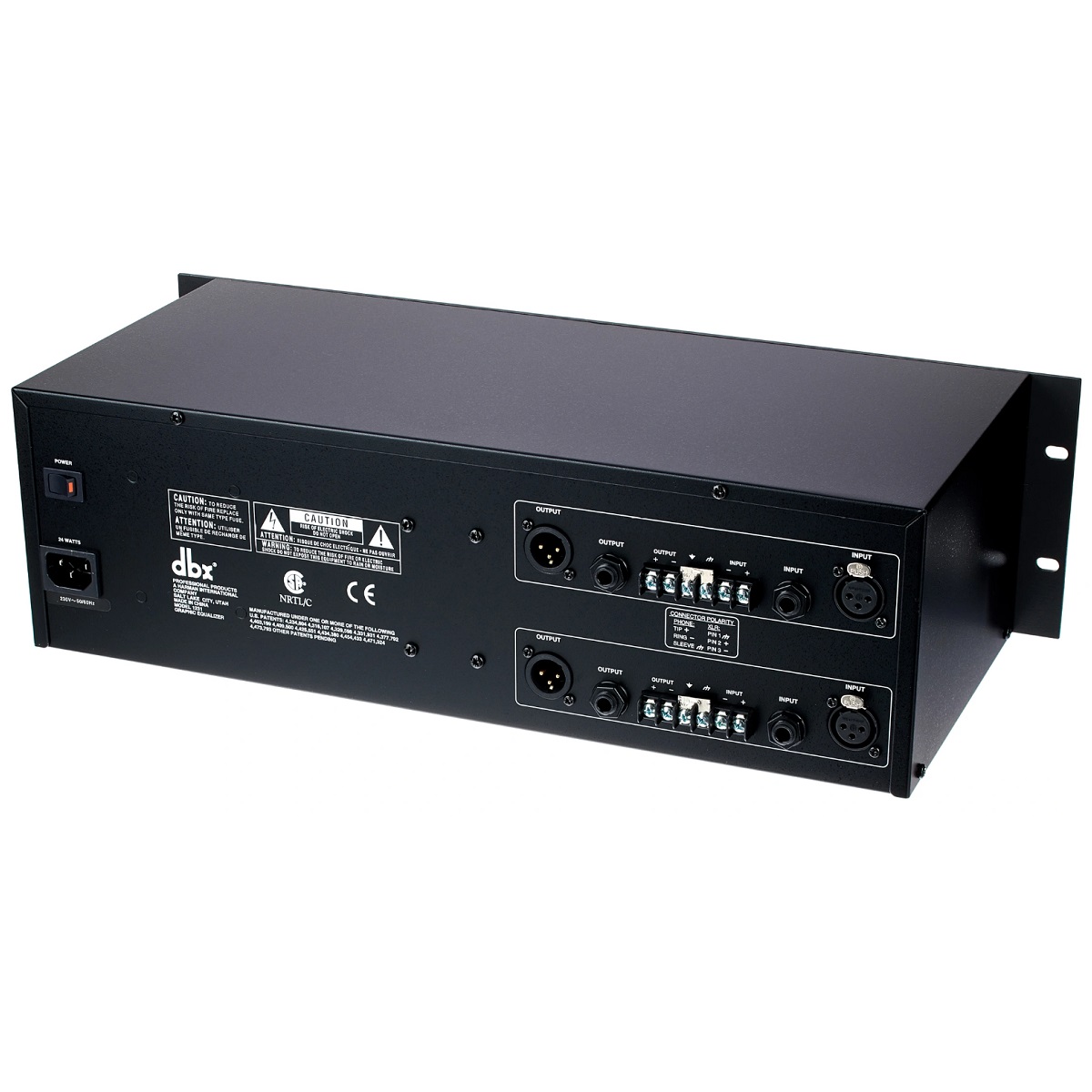 DBX 1231 EQUALIZZATORE GRAFICO 2 CANALI 31 BANDE