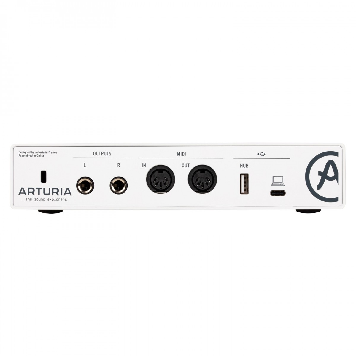 ARTURIA MINIFUSE 2 WHITE INTERFACCIA AUDIO USB-C, 2 IN COMBO - 2 OUT BIANCA