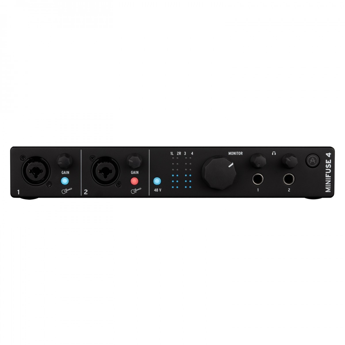 ARTURIA MINIFUSE 4 BLACK INTERFACCIA AUDIO USB-C CON 2 INPUT COMBO, 2 INPUT TRS, 4 OUT