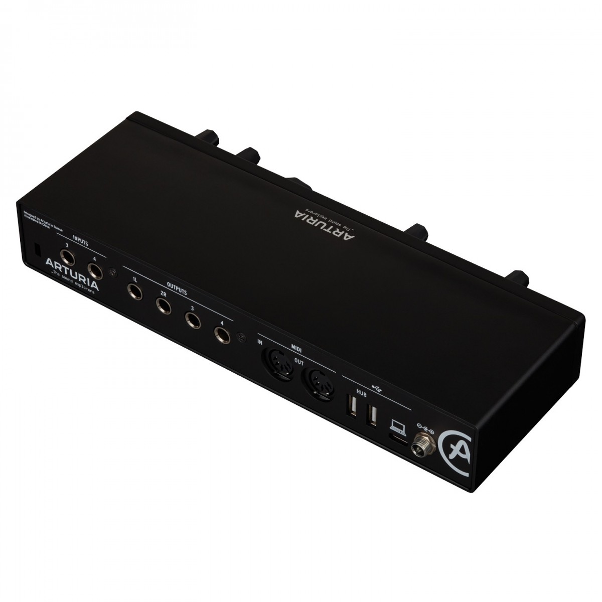 ARTURIA MINIFUSE 4 BLACK INTERFACCIA AUDIO USB-C CON 2 INPUT COMBO, 2 INPUT TRS, 4 OUT