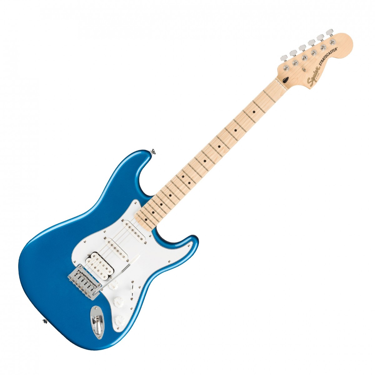 FENDER SQUIER AFFINITY STRATOCASTER HSS MN LPB PACK LAKE PLACID BLUE CHITARRA ELETTRICA AMPLIFICATORE TRACOLLA BORSA E ACCESSORI