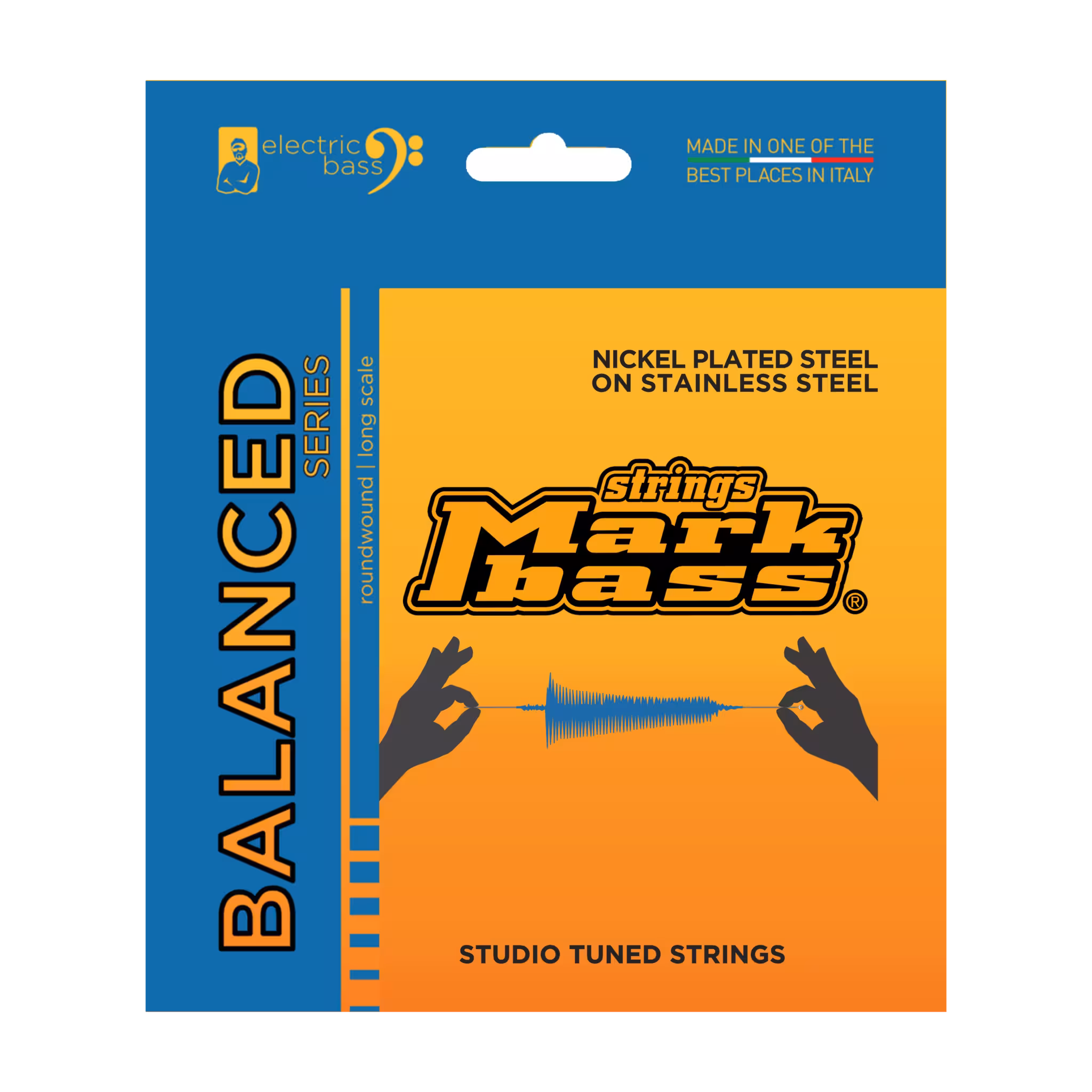 MARK BASS MARKBASS MUTA PER BASSO 5 CORDE NICKEL PLATED STEEL - STAINLESS STEEL MEDIUM - 045-130