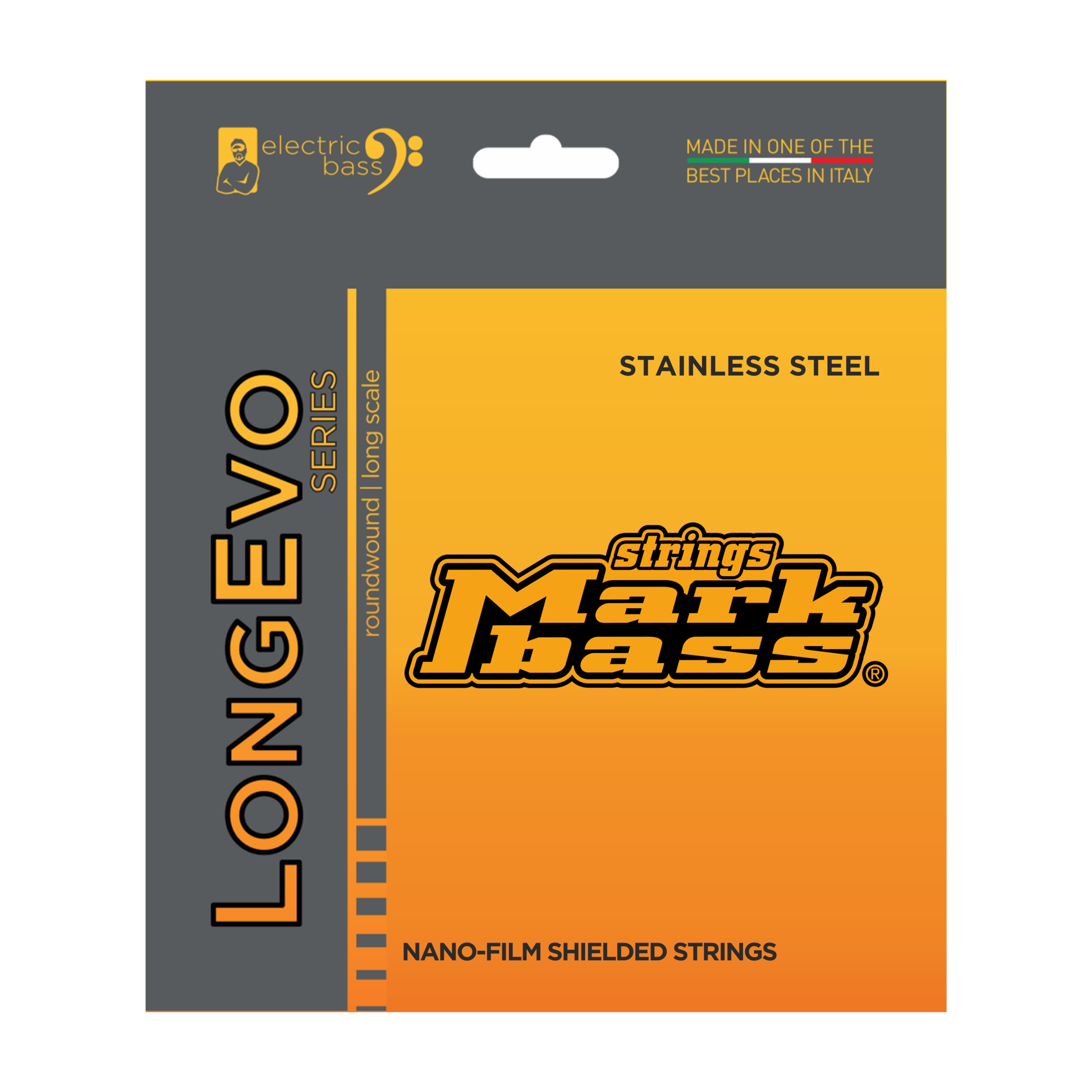 MARK BASS MARKBASS MUTA DI CORDE PER BASSO ELETTRICO NANO FILM SHIELDED LIGHT ACCIAIO INOSSIDABILE - 040-100