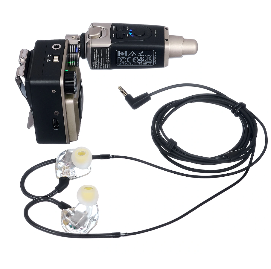 XVIVE U45T9 SISTEMA BUNDLE IN-EAR MONITOR WIRELESS CON AURICOLARI E TRASMETTITORE COMPATTO