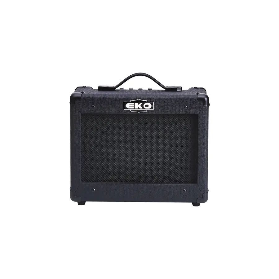 EKO G-BS15 AMPLIFICATORE COMBO PER CHITARRA STEALTH BLACK ELETTRICA 15 WATT COLORE NERO