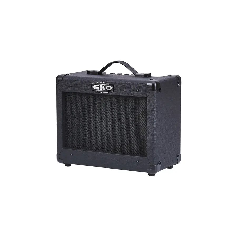 EKO G-BS15 AMPLIFICATORE COMBO PER CHITARRA STEALTH BLACK ELETTRICA 15 WATT COLORE NERO