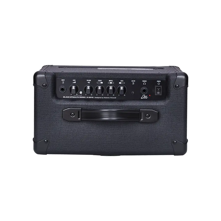 EKO G-BS15 AMPLIFICATORE COMBO PER CHITARRA STEALTH BLACK ELETTRICA 15 WATT COLORE NERO