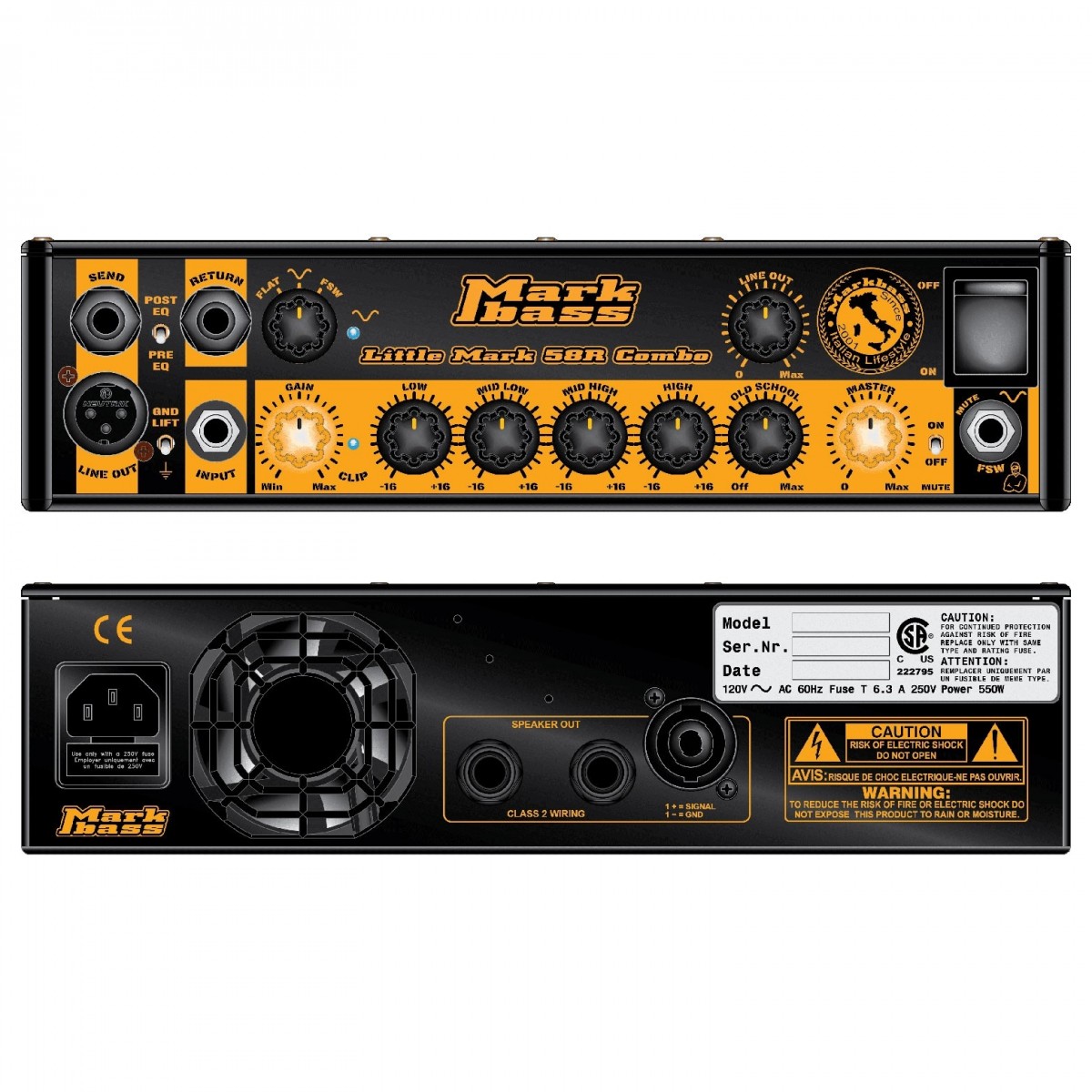 MARK BASS MARKBASS MB58R MINI CMD 121 PURE AMPLIFICATORE COMBO PER BASSO 12" 500W