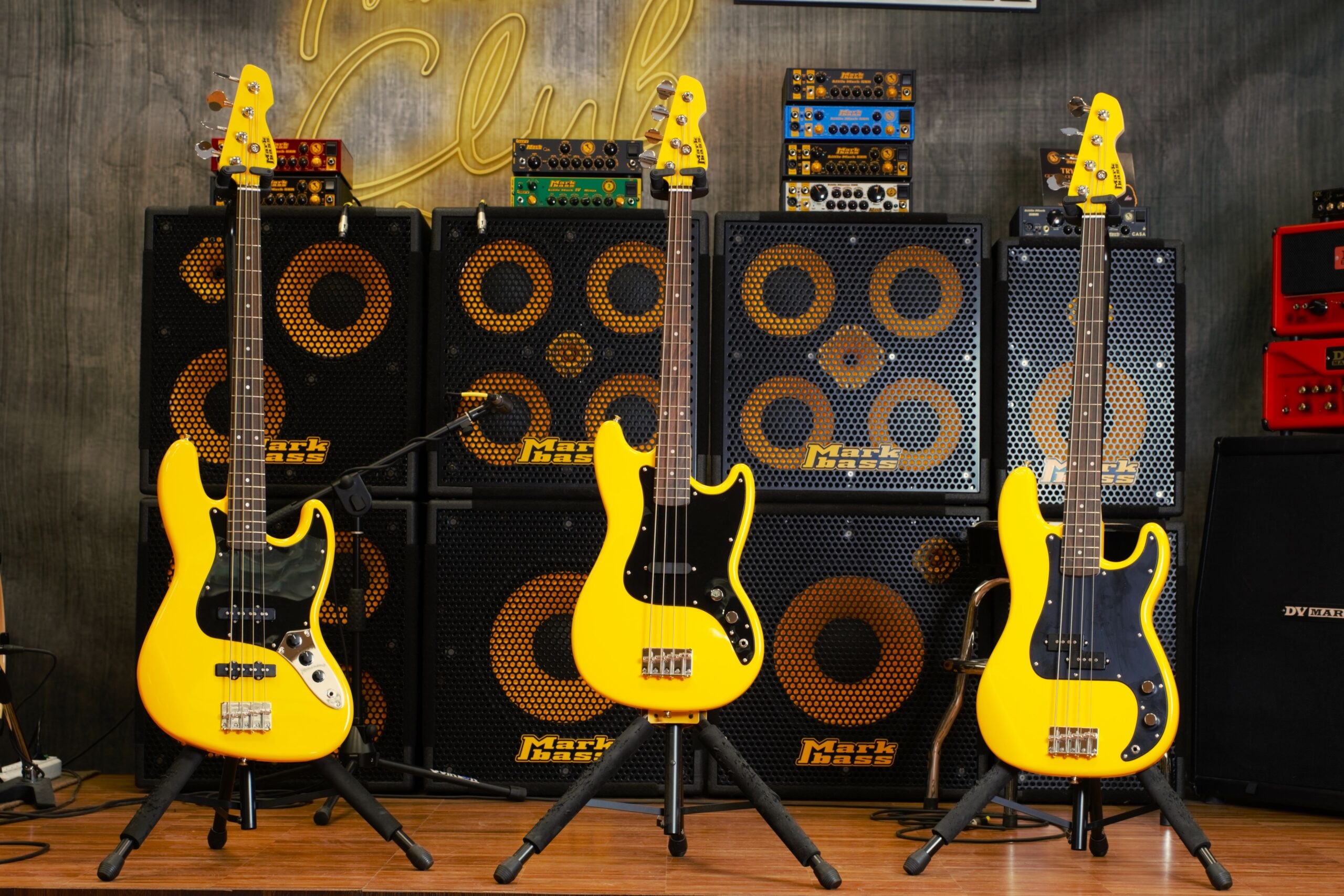 MARK BASS MB 4 YELLOW JB BASSO ELETTRICO COLORE GIALLO