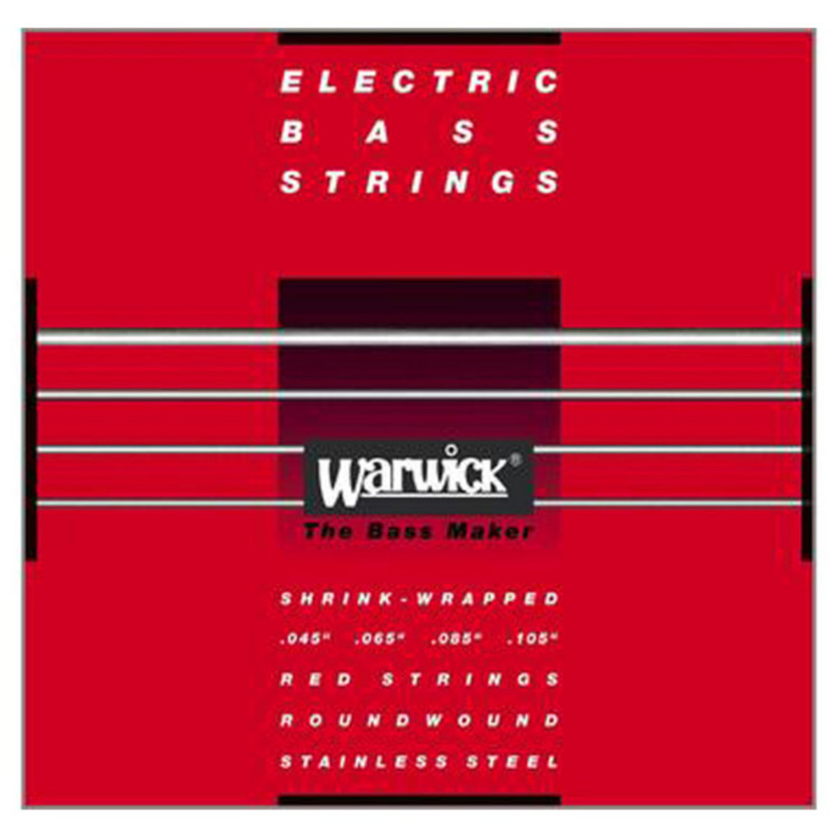 WARWICK 42200 M4 RED LABEL 45-105 MUTA DI CORDE PER BASSO ELETTRICO 4 CORDE MEDIUM