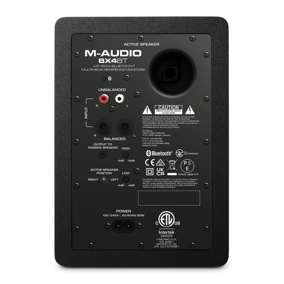 M-AUDIO BX4BT COPPIA DI SPEAKER BLUETOOTH 4 5" 120W
