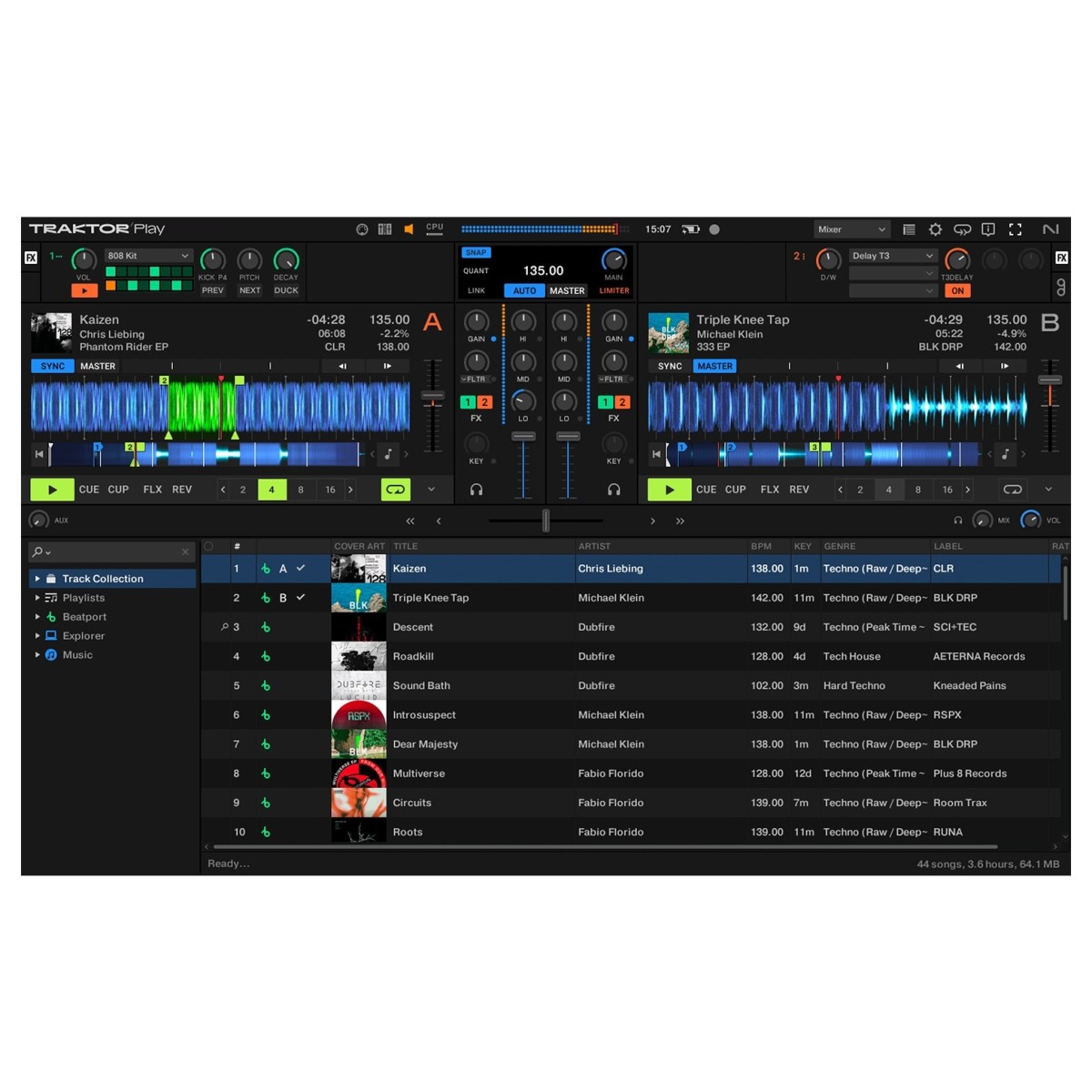 NATIVE INSTRUMENTS TRAKTOR PLAY 4 SOFTWARE PER DJ