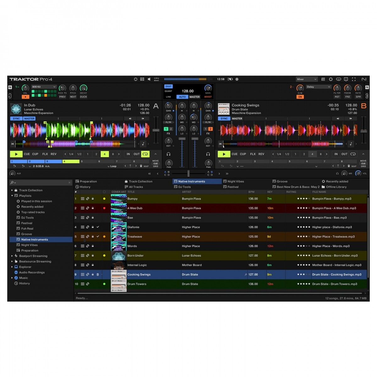 NATIVE INSTRUMENTS TRAKTOR PLAY 4 SOFTWARE PER DJ