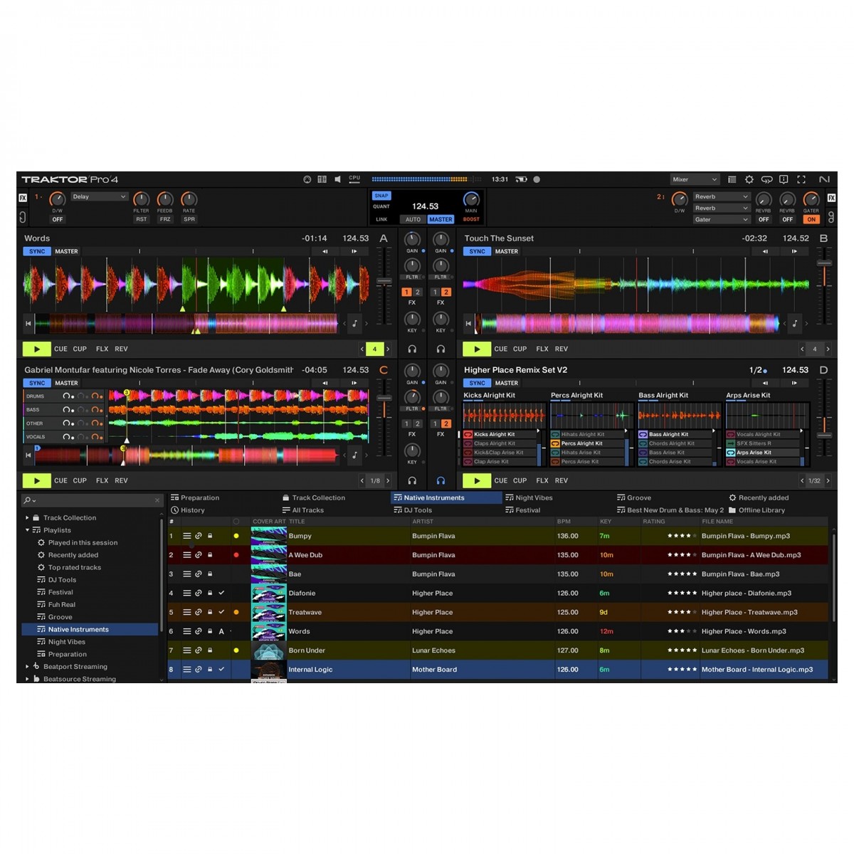 NATIVE INSTRUMENTS TRAKTOR PLAY 4 SOFTWARE PER DJ