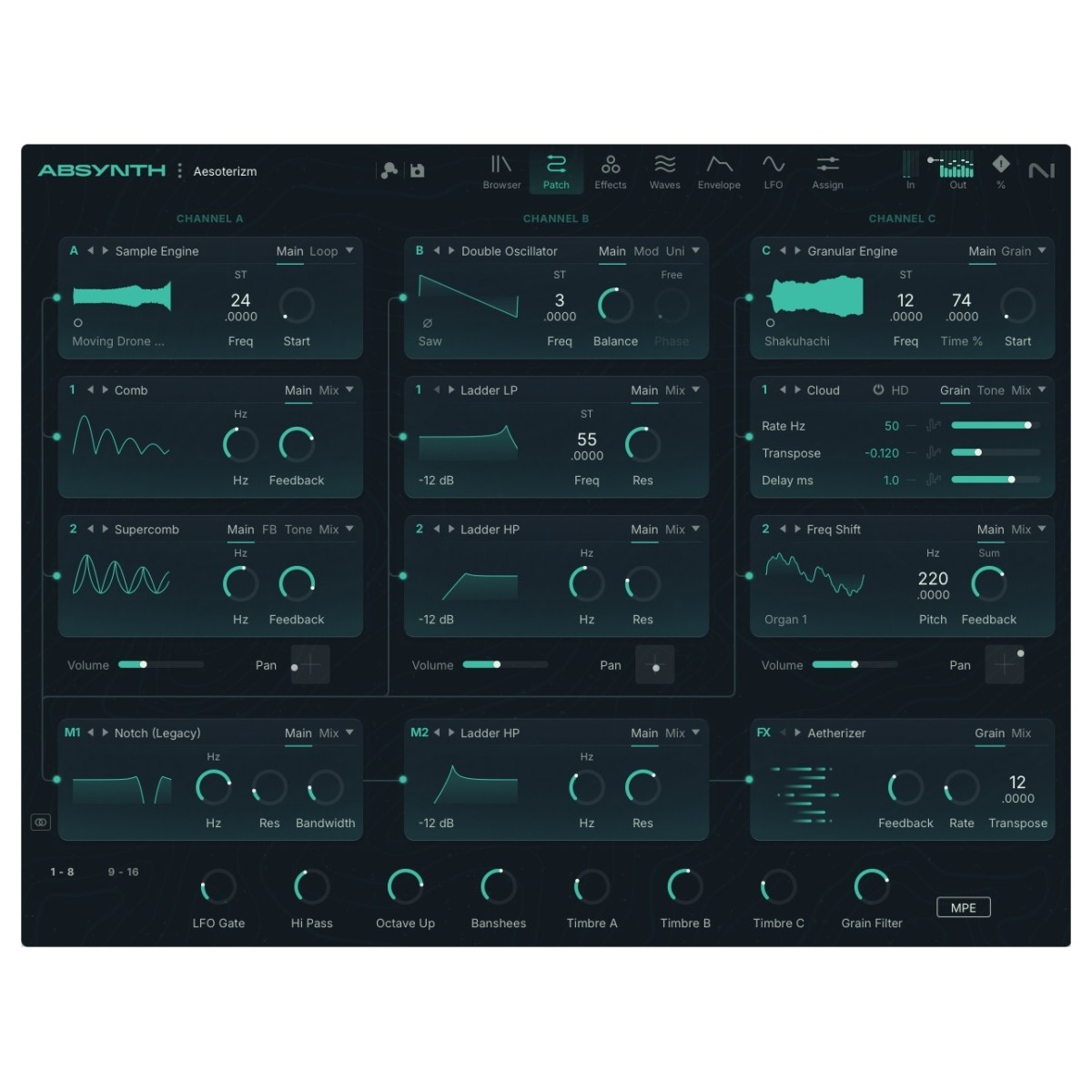 NATIVE INSTRUMENTS ABSYNTH 6 SINTETIZZATORE SOFTWARE