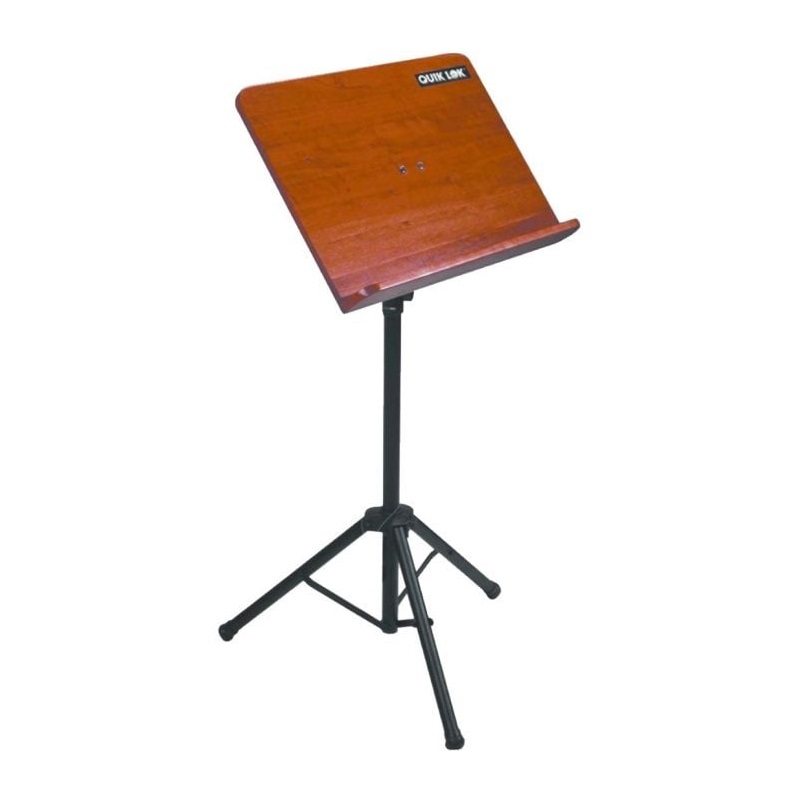 QUIK-LOK QUIKLOK MS332 LEGGIO PER ORCHESTRA CON PIANO IN LENGO DI CILIEGIO