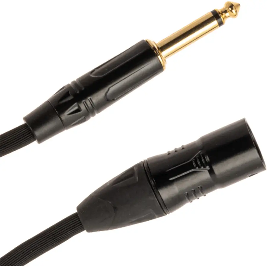 QUIK-LOK QUIKLOK JUST MJM-3 CAVO MICROFONICO BILANCIATO 3 METRI CONNETTORI XRL MASCHIO E JACK TS MONO