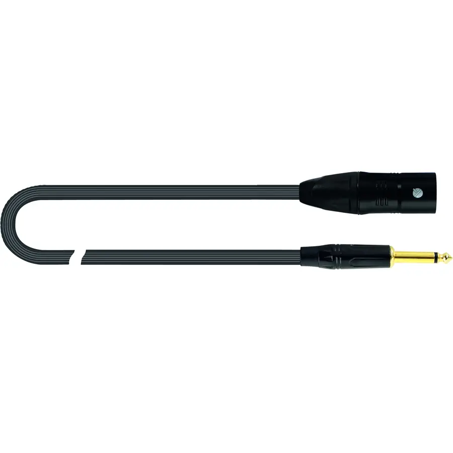 QUIK-LOK QUIKLOK JUST MJM-5 CAVO MICROFONICO BILANCIATO 5 METRI CONNETTORI XRL MASCHIO E JACK TS MONO