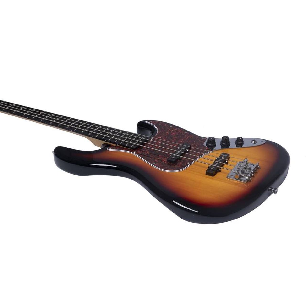 EKO JB 100 4-4 BASSO ELETTRICO 4 CORDE COLORE SUNBURST 21 TASTI LAUREL