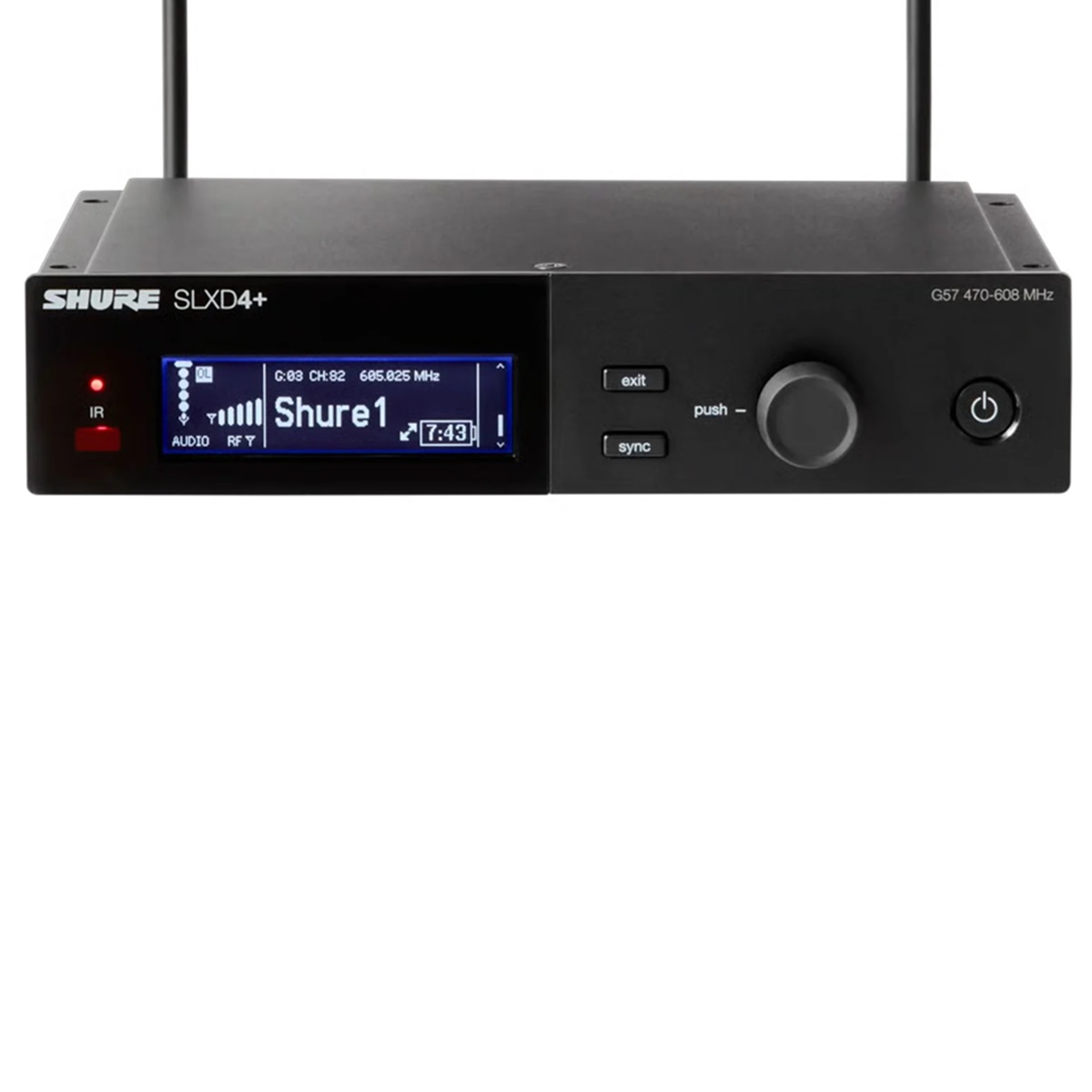 SHURE SLXD24+E-SM58 G65 RADIOMICROFONO DIGITALE PALMARE SM58 470-606 MHZ