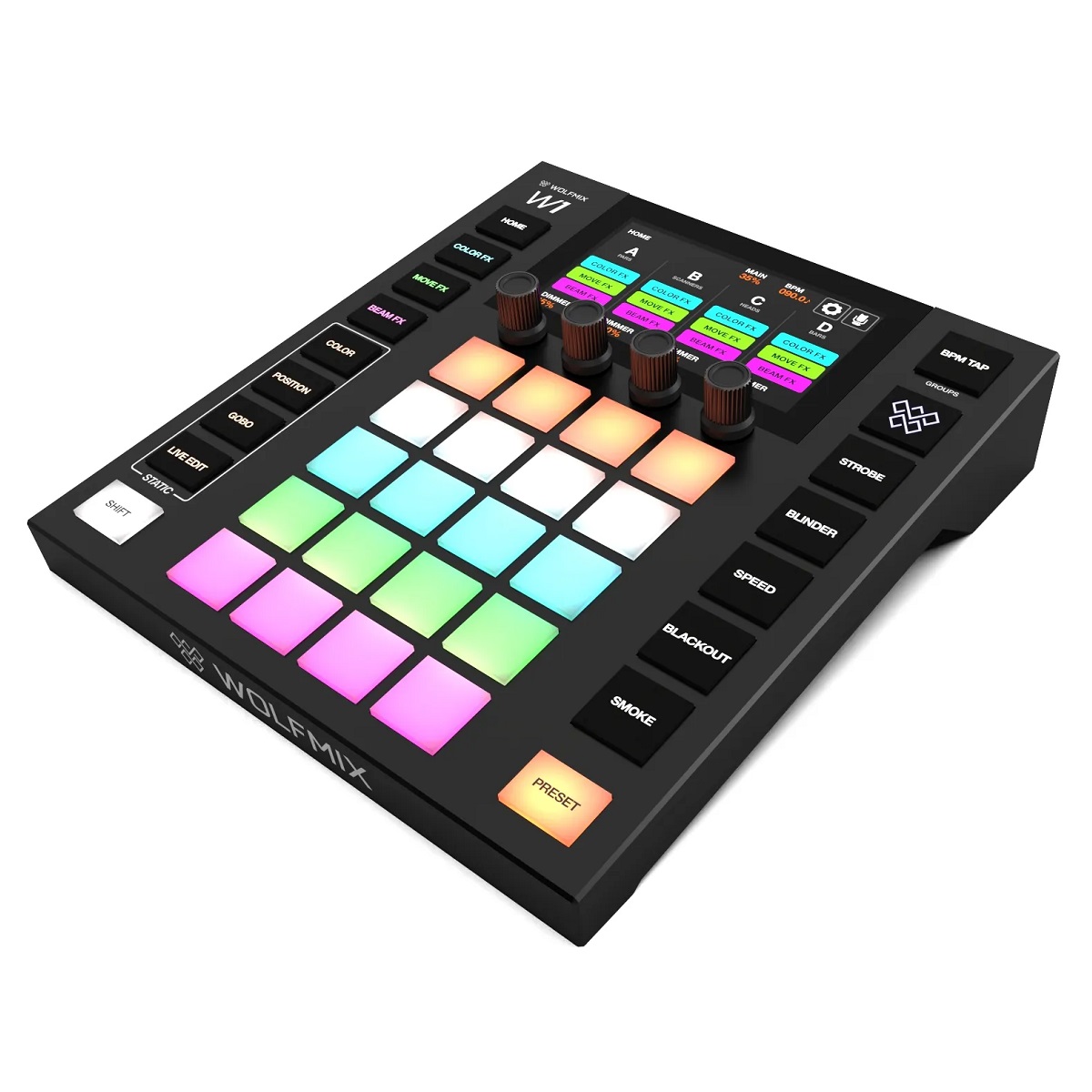 WOLFMIX W1 MK3 + CASE IP65 + INSERTI IN SCHIUMA IN BUNDLE