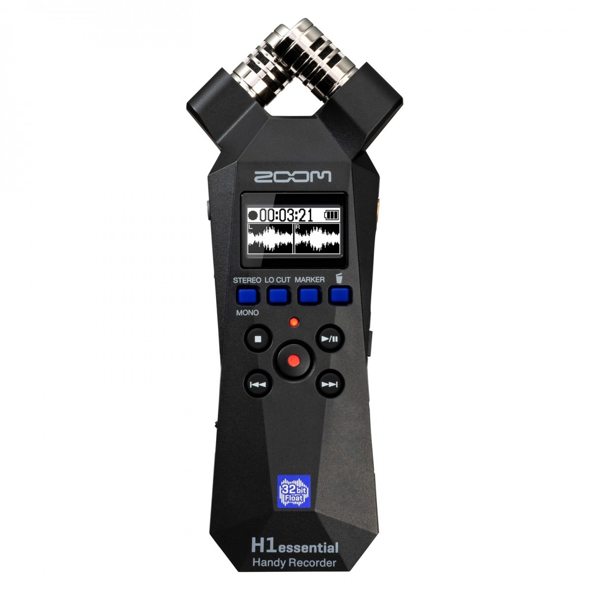 ZOOM H1 ESSENTIAL REGISTRATORE AUDIO STEREO DIGITALE COMPATTO A 32 BIT