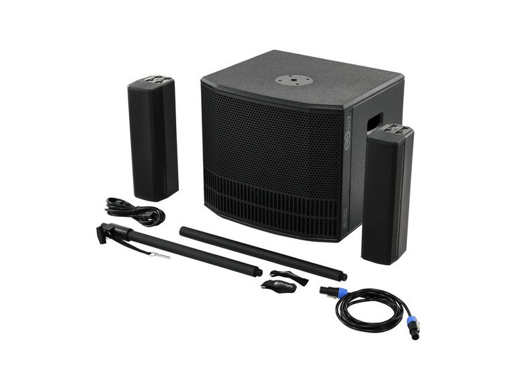 DB TECHNOLOGIES DB ES503 IMPIANTO COMPLETO ATTIVO 1000W SUBWOOFER + SATELLITI