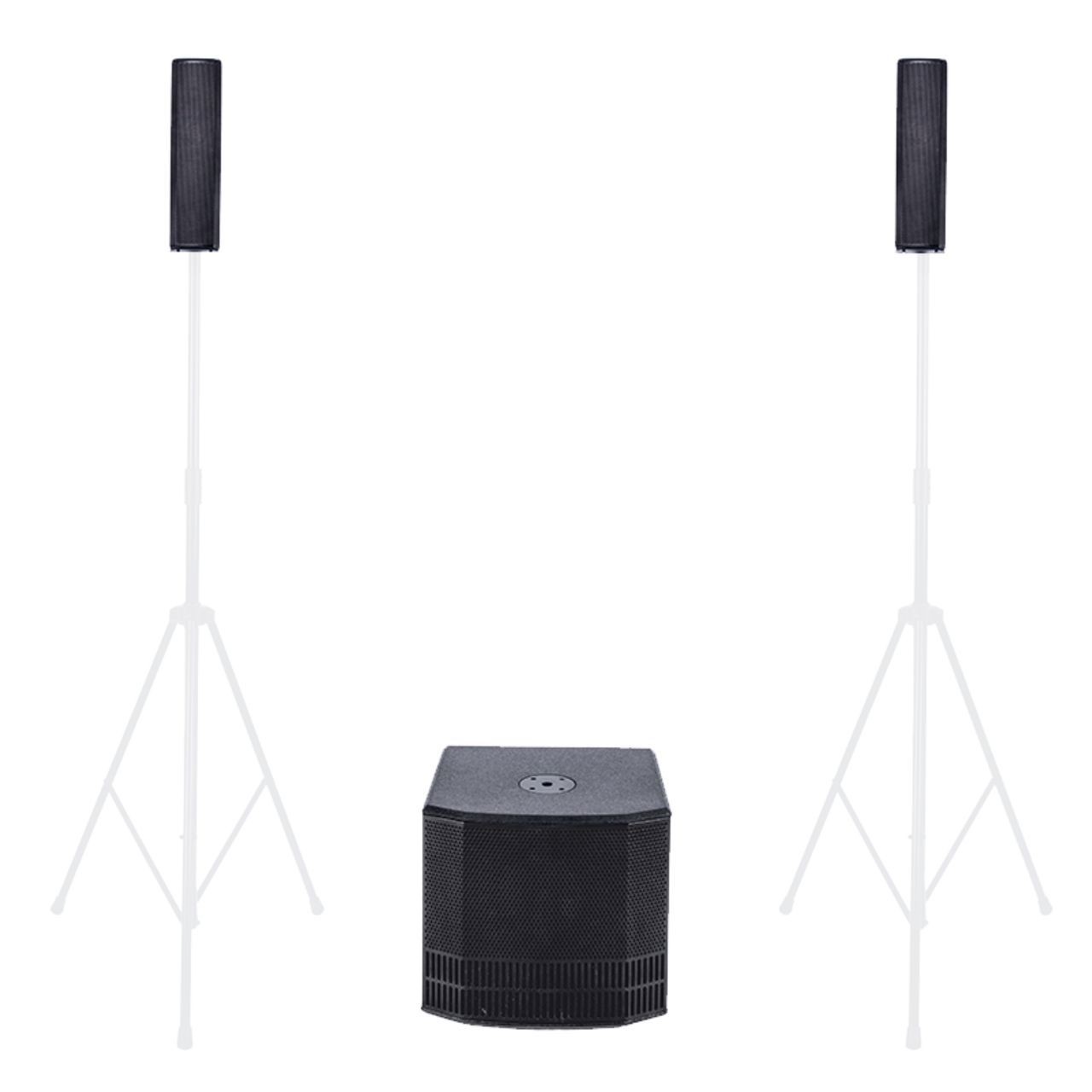 DB TECHNOLOGIES DB ES503 IMPIANTO COMPLETO ATTIVO 1000W SUBWOOFER + SATELLITI