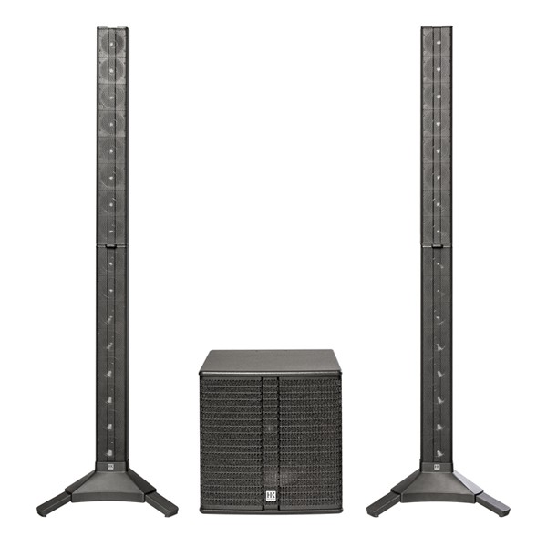 HK AUDIO Elements Gala - Sistema PA Stereo a Colonna 2000W con Subwoofer 15"