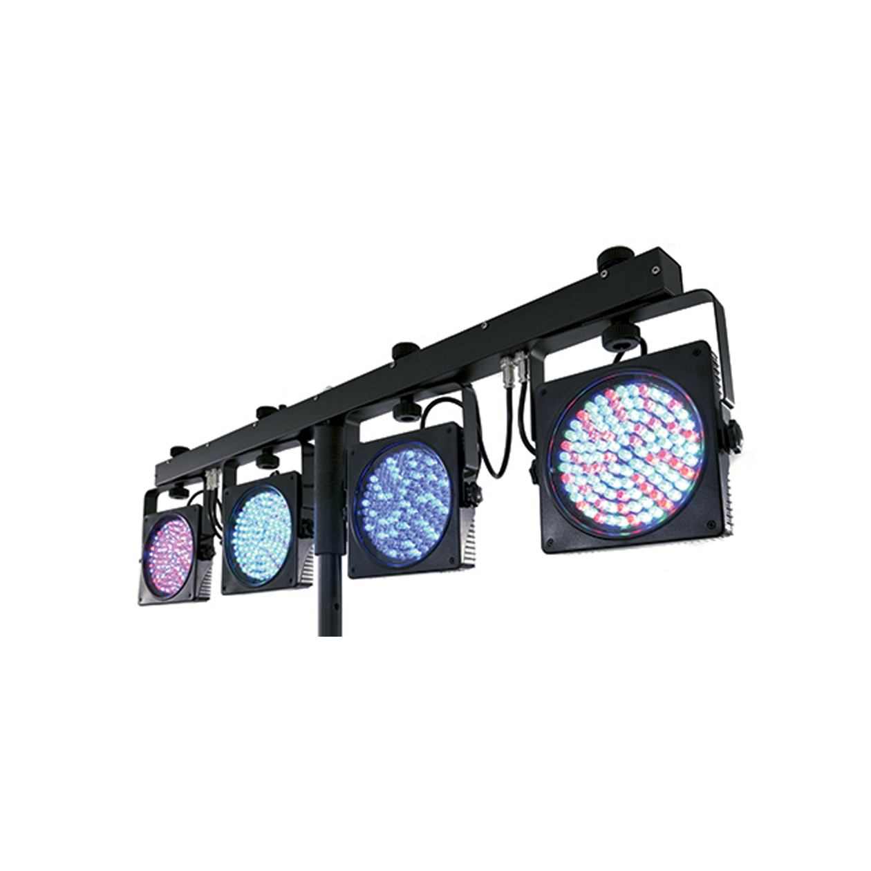 EUROLITE KLS-200 LED Lichtbar - Set 4 Faretti RGB con Borsa (Usato Imballato)