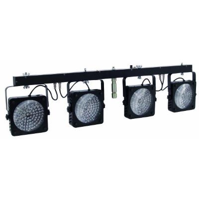 EUROLITE KLS-200 LED Lichtbar - Set 4 Faretti RGB con Borsa (Usato Imballato)