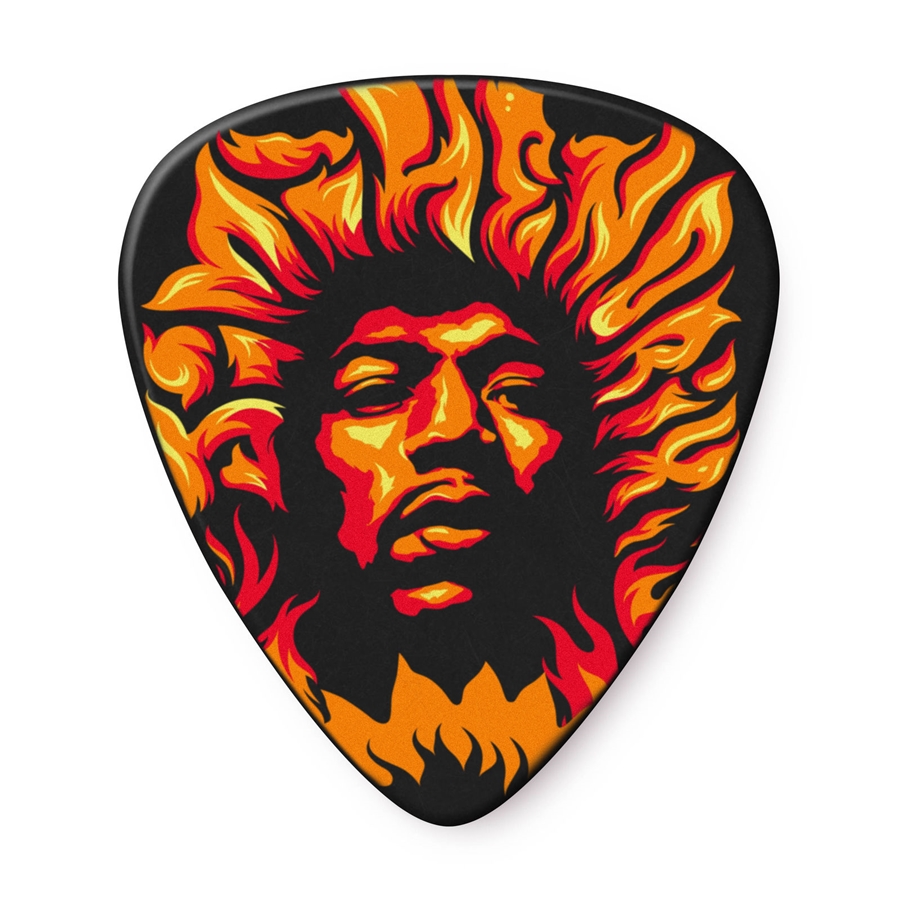 Dunlop JHP14HV Jimi Hendrix 69 Psych Series Voodoo Fire Players Pack/6