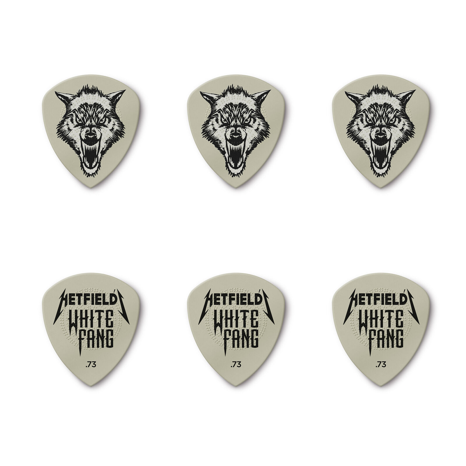 Dunlop PH122T073 Hetfields White Fang .73 Pick Tin