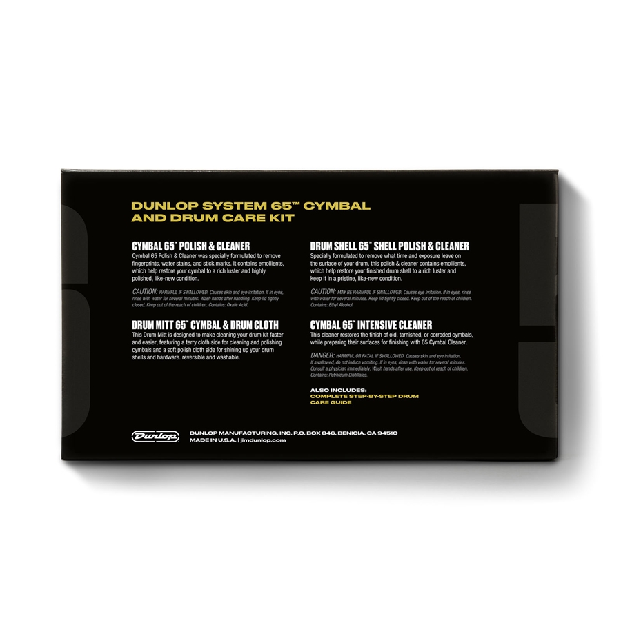 Dunlop 6400 System 65 Cymbal Drum Care Kit