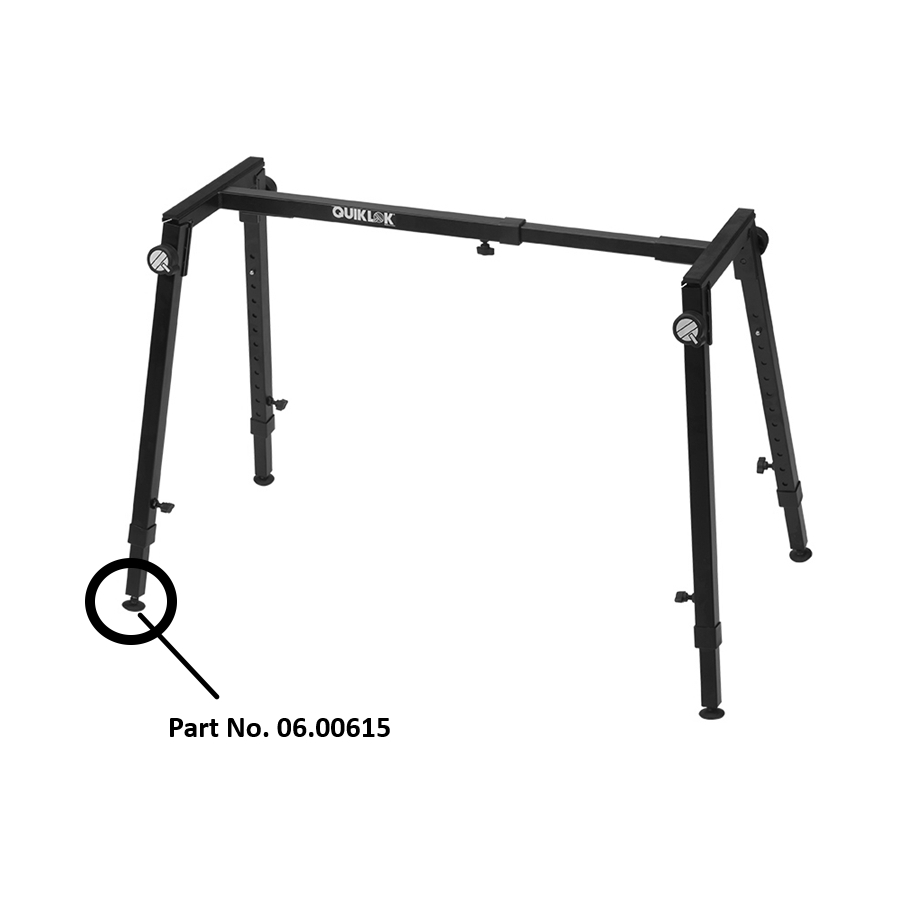 Quik Lok Piedino regolabile D37 M8x13