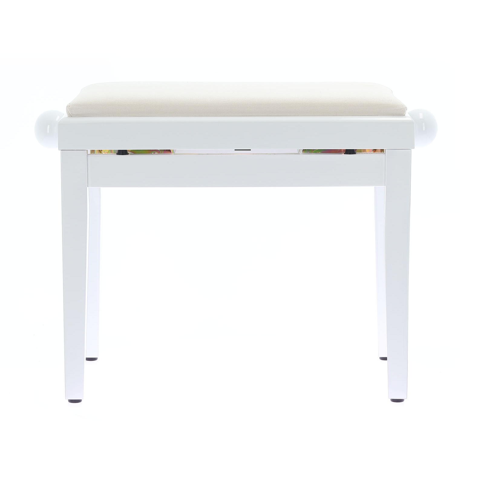 Quik Lok PB/010 WH S Panca Bianco Satinato per Pianoforte