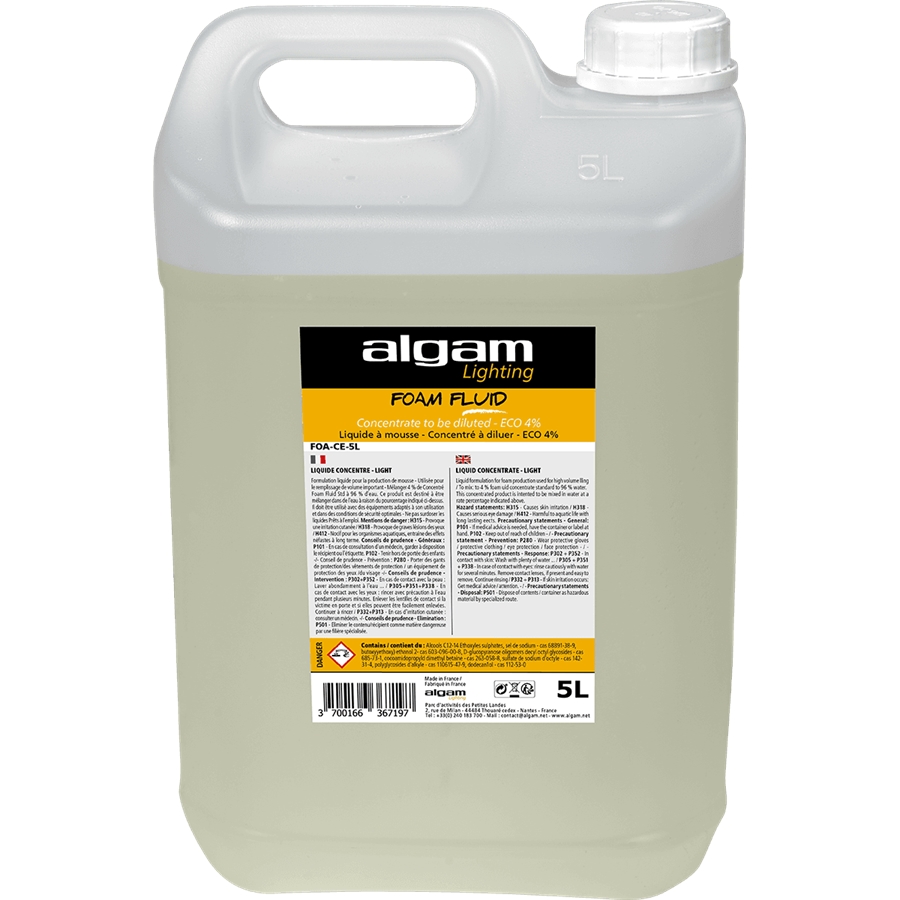 Algam Lighting FOA-CE-5L Liquido Schiumogeno Concentrato ECO 4 5L