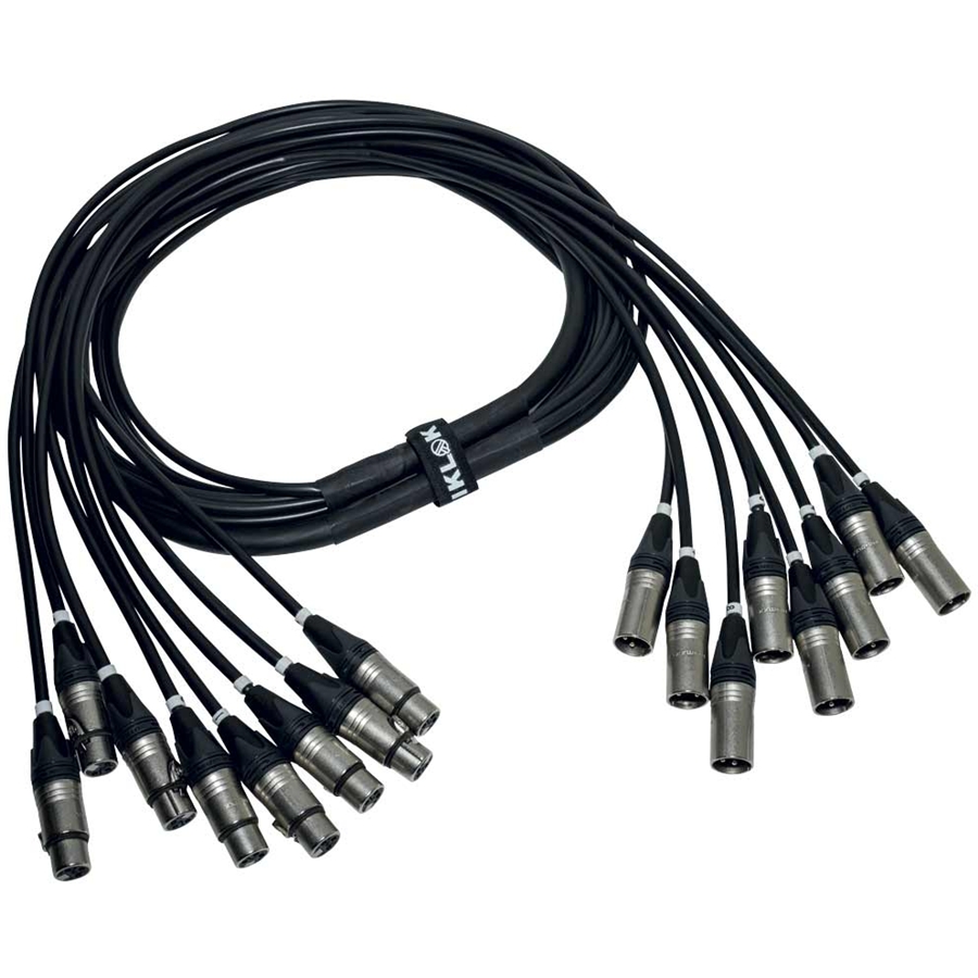 Quik Lok ITPRO/8MF-2,5 Frusta 8 Canali Cannon XLR 2,5 mt