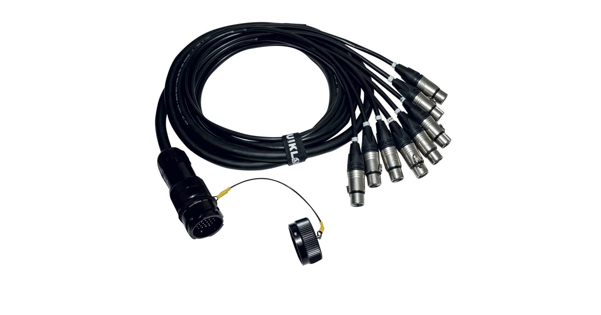 Quik Lok ITPRO/SY25M8F-2,5 Frusta 8 Canali Syntax M Cannon XLR F 2,5 mt