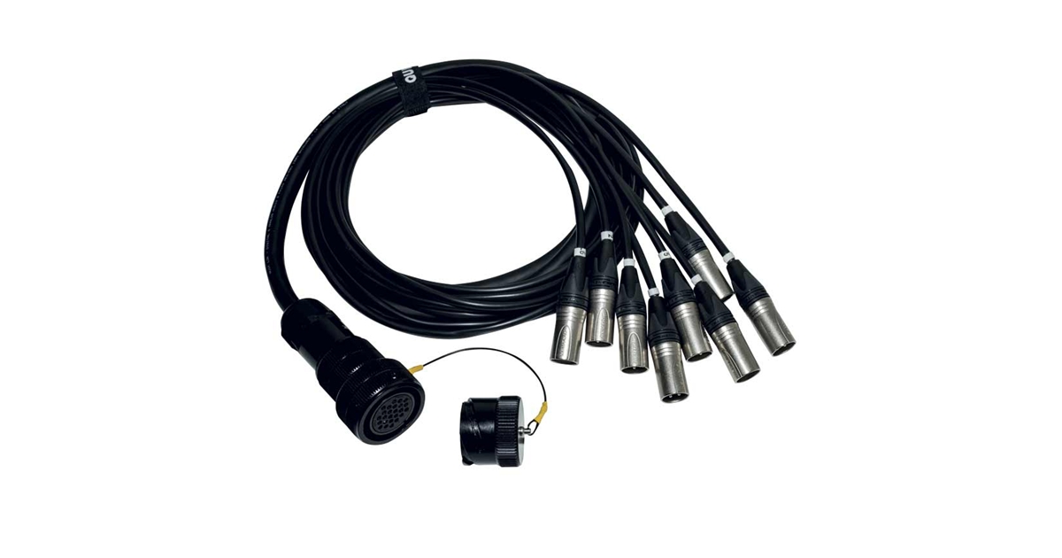 Quik Lok ITPRO/SY25F8M-2,5 Frusta 8 Canali Syntax F Cannon XLR M 2,5 mt