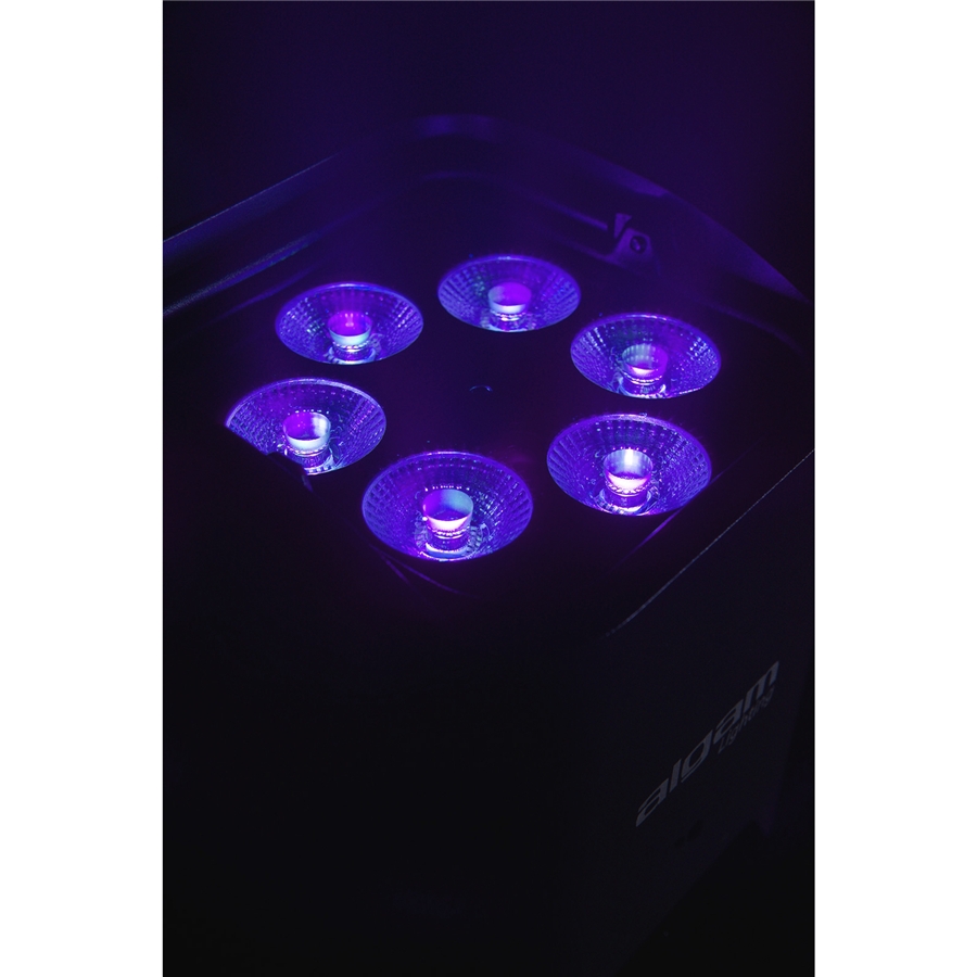 Algam Lighting EVENTPAR612-HEX-IP 6x12W RGBWA-UV IP65 a Batteria
