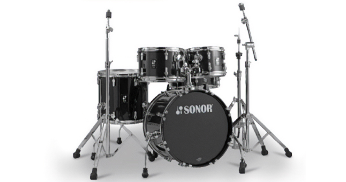 Sonor AQX Custom Set - Black Midnight Sparkle