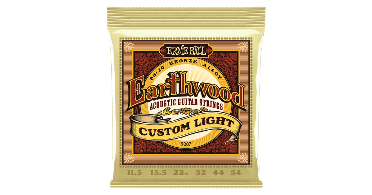 Ernie Ball 2007 Earthwood Custom Light Bronze 80/20