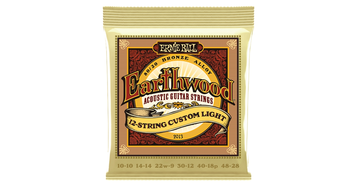 Ernie Ball 2013 Earthwood 12-String Custom Light Bronze 80/20