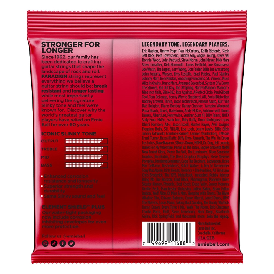 Ernie Ball 2016 Burly Slinky Parad Guitar 11-52