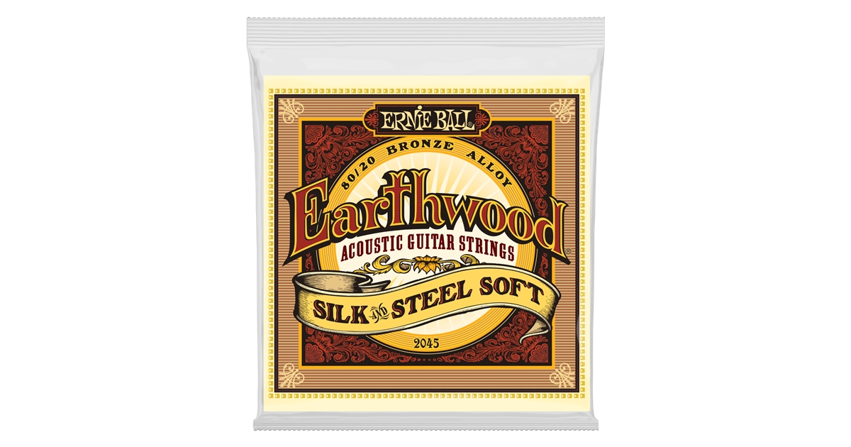Ernie Ball 2045 Earthwood Silk Steel 80/20 Bronze Soft 11-52