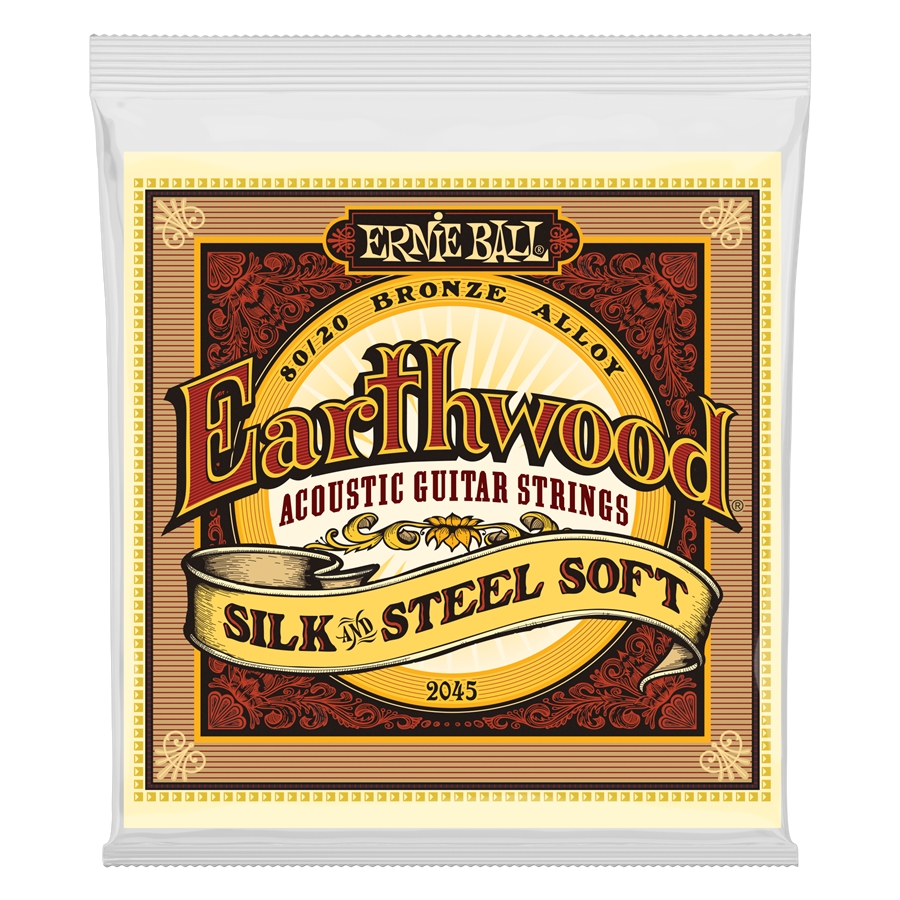 Ernie Ball 2045 Earthwood Silk Steel 80/20 Bronze Soft 11-52