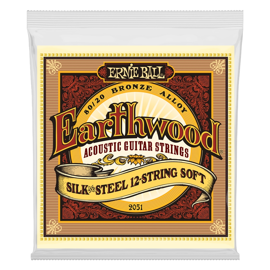 Ernie Ball 2051 Earthwood Silk Steel 80/20 Bronze Soft 9-46