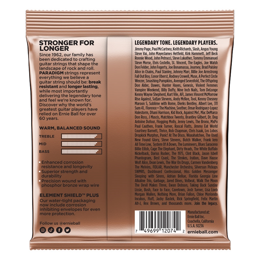 Ernie Ball 2074 Paradigm Phosphor Bronze Medium 13-56