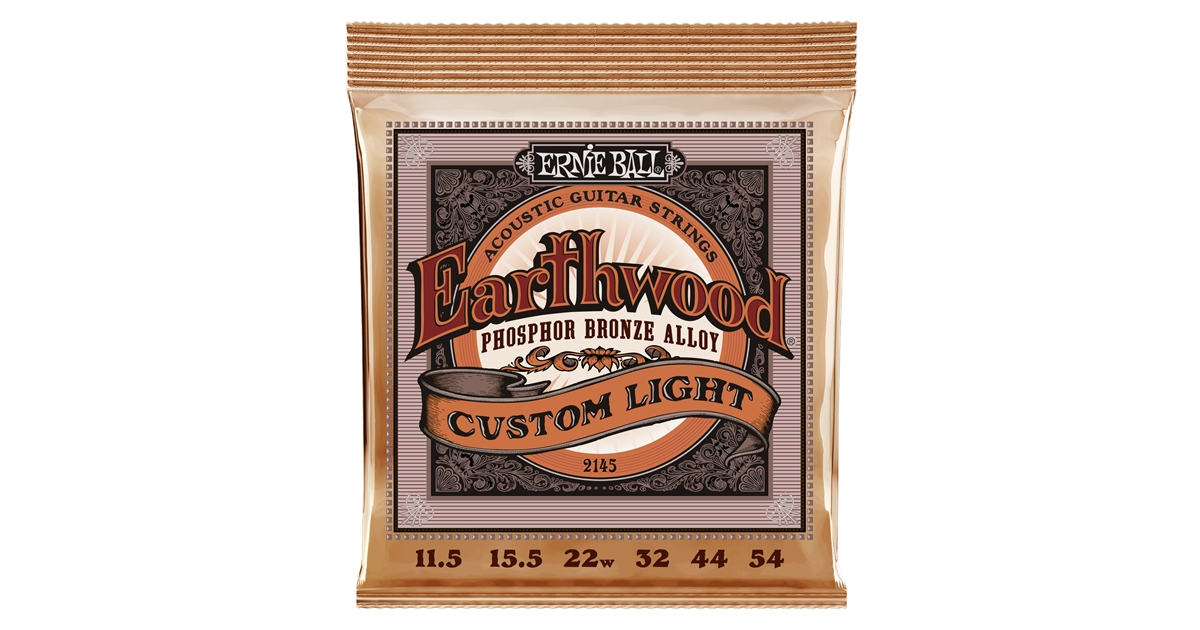Ernie Ball 2145 Earthwood Custom Light Phosphore Bronze